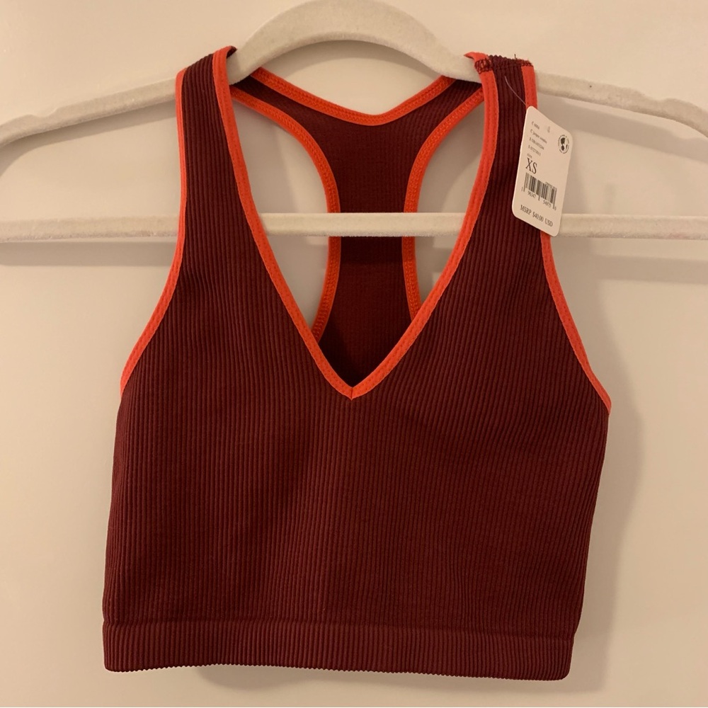 NWT free people sports bra